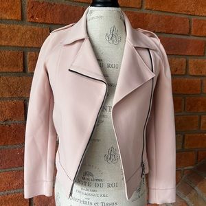 Harris Wharf London moto jacket neoprene